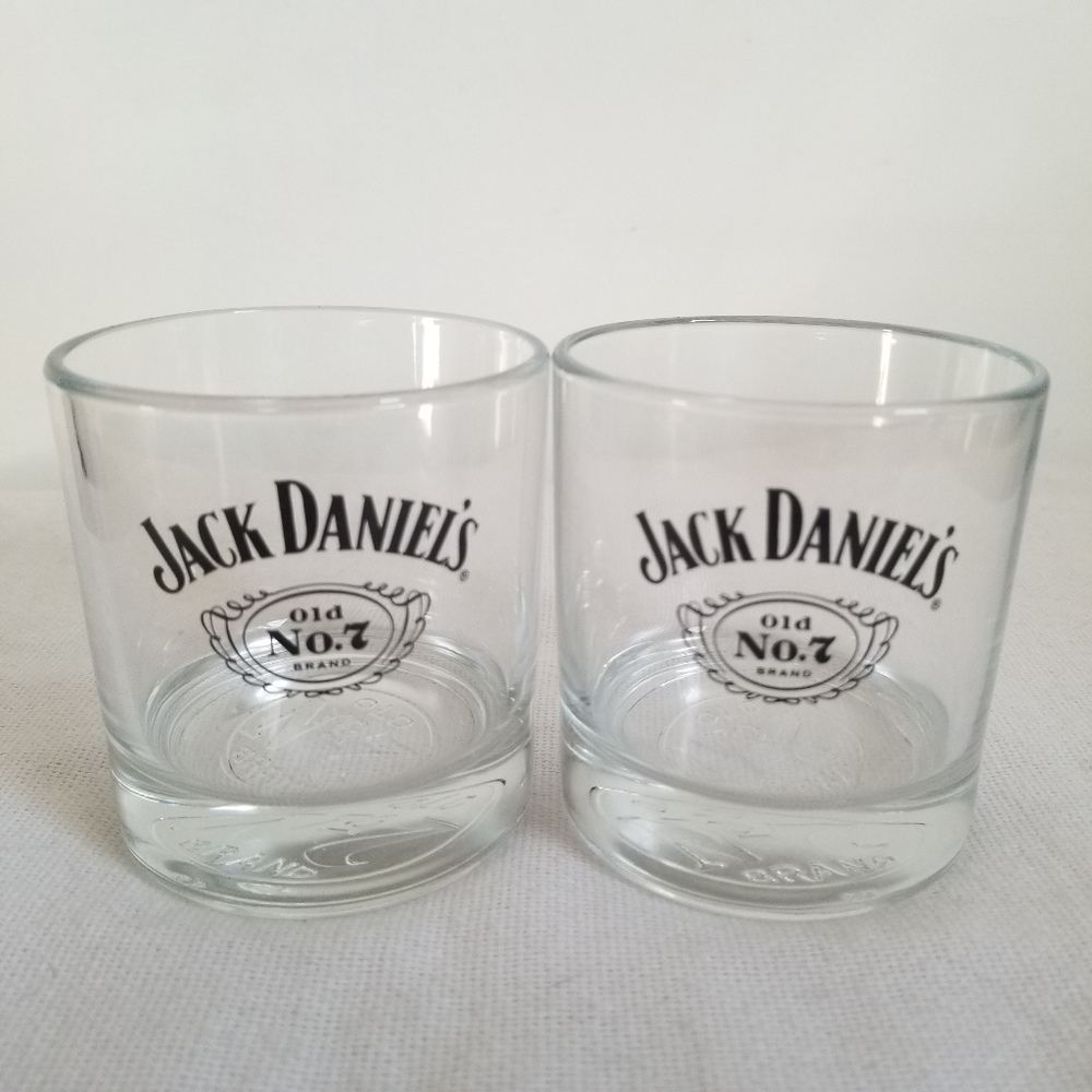 Jack Daniels Old No 7 Rocks Whiskey Glasses